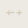 Crmya Initial Chain Stud Earrings for Women Piercing Zirconia Gold-plated Small Stud Earring Women Vacation Jewelry Accessories - Image 5