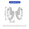 Openwork Leaf Pattern Hoop Earrings with Sculpted Detail - Image 72