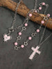 3pcs Vintage Gothic Style Thorn Rose Cross Meteor Star Beaded Layered Necklace Set, Including Retro Pentagram Pendant Choker Nec - Image 2