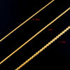 0.8mm/1.1mm/1.5mm Stainless Steel S Basic Thin Chain Gold/Sliver Color Necklace for Men Women Jewelry Brithday Gift - Image 5