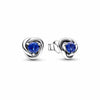 European Silver Zodiac Earrings Blue, Red, Pink, and White Earrings Suitable for Women's Jewelry - Image 12