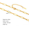 Stainless Steel Chain Necklace in Paperclip Box or Twisted Link Styles - Image 26