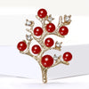Enamel Fortune Tree Brooches for Women Unisex Pearl Plant Pins Casual Party Accessories Gifts Friends Decoration - Image 17