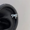 1pcs Quality Shiny Cross Zircon 316L Stainless Steel Ear Bone Nail Y2K Style Silver Color Earring for Women Cochlear Accessories - Image 28