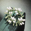 various styles women plants flower accessories badges pearl plant buckle pin brooch - Image 4