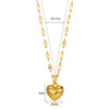 Love Heart Necklace For Women Lip Chain Simple Pendant Necklace Jewelry Gift - Image 6