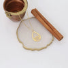 Stainless Steel Lotus Flower Necklace Gold Plated Spiritual Necklaces For Women Yoga Jewelry - Image 6