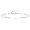 Adjustable Satellite Beaded Anklet Bracelets for Women,Stainless Steel Summer Beach Foot Chain Stainless Steel - Image 20