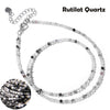 Faceted Gemstones Necklace 2mm Beads Quartz Crystal Tourmaline Lapis Shining Stone Beaded Necklace Choker Jewelry - Image 32
