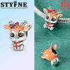 Silver Charms Beads Snowman Christmas Halloween Charm Pendent Fit Charm Bracelet Women Jewelry Gift - Image 7