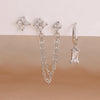 3PCS Stainless Steel 12 Constellation Birthstone Earrings Set for Woman Cartilage Piercing Earrings Jewelry - Image 9