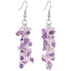 Bohemian Women Crystal Irregular Crushed Stone Grape Shape Tassel Hook Dangle Earrings Wedding Party Charm Jewelry - Image 9