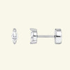Two-Piece Stainless Steel CZ Cartilage Stud Earring Set for 20G Piercings - Image 14