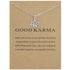 Charm Pendant Necklace with Sun Dragonfly Owl Lotus Feather Angel Wing Elephant and More Designs - Image 22