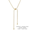 Korean Adjustable Stainless Steel Bracelet for Women Girl Men Design Gold Color Snake Chain Jewelry - Image 7