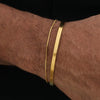 4mm Men Stainless Steel Adjustable Cuff Bracelet Gold Color Snake Bone Chain Bracelet Hip-Hop Jewelry Women - Image 10