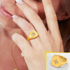 Women Star Signet Rings, Gold Color Stainless Steel Round Finger Band, CZ Stone Star Girl Anel - Image 8