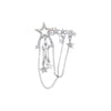 Skeds Elegant Women Men Star Chains Crystal Brooch Badges Shining Unisex Clothing Coat Tassel Pin Jewelry - Image 6
