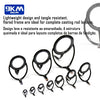 Black Sea Fishing Rod Guide Repair Kit Casting Tip Eye Rings Sets Stainless Steel Building 10 20pcs Freshwater Saltwater Fishing - Image 5