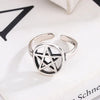 Silver Star Adjustable Rings For Women Engagement Jewelry Accessories Jewellery Money - Image 4