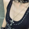 Silver-Tone Cross Pendant Necklace in 45 cm or 60 cm - Image 11