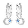 Silver Colorful Love Satellite Drop Earrings Women Earrings Charm Versatile Party Jewelry Gifts - Image 9
