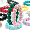 Colorful Acrylic Beaded Bracelet in Multiple Shades - Image 35