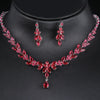 Cubic Zirconia Stud and Necklace Set with 44 cm Chain in Multiple Colors - Image 7