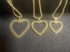 Gold Rope Chain Necklace Nugget Heart Pendant - Image 7