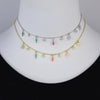 Sign of Life Amulet Jewish Religious Jewelry Gold Color Cute Chai Eye Fish Star CZ Charm Choker Necklace - Image 3