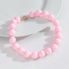 Retro Colorful Acrylic Big Round Beads Choker Boho Handmade Knot Rope Necklaces for Women Man Statement Jewelry Gift - Image 11