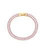 Christmas Jewelry Gift For Ladies Square Tennis Chain Choker Necklace Green Pink White Black Crystal Necklace - Image 15