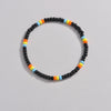 Minimalist Black Rice Beads Chain Anklets For Women Men Handmade Ankle Bracelet Elastic Rope Beach Unisex Foot Accessories - Image 3