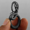 Stainless Steel Vintage Animal Snake Pendant Necklace Men Gothic Winding Imitation Viper Punk Hip Hop Necklace Jewelry - Image 7