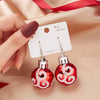 Merry Christmas Resin Sequin Bulb Christmas Earrings For Women Snowflake Star Ball Dangle Earring Year Festival Jewelry Gift - Image 19