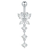 1pc Belly Button Piercing for Women Zircon Moon Butterfly Belly Button Ring Cartilage Navel Earring Jewelry Piercing ombligo - Image 11