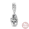 Silver Charms Beads Winter Snowflake Snowman Igloo Penguin Pendant Fit Bracelet Charms Women Jewelry Gift - Image 7