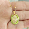 Virgin Mary Pendant Charm Necklace Women Cross Scared Heart Jesus Choker Seed Beads Stainless Steel Chain Gold Color Mom - Image 16