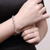 Silver Bracelet Buckle Basic Chain Charm Women Wedding Party Gift Jewelry - Image 5