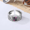 Vintage Lucky Poker Adjustable Open Rings For Women Men Playing Card Finger Stainless Steel Ring Party Jewelry - Image 3