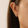 Classics Full Zircon Inlay Earrings For Women Men Personalized Silver Color Gold Color Metal Party Daily Jewelry - Image 6