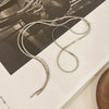 Long Snake-Chain Sweater Necklace in Two Styles - Image 15
