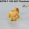 1PC Moon Titanium Cartilage Earrings Stud 16G Internally Threaded Helix Heart Ear Tragus Piercing Body Jewelry - Image 16