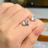 Ring for Women Transparent Fishing Line Rings with Silver Wedding Band Jewelry - Image 3
