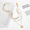 Silver Three-Layer Round Necklace for Women Simple Snake Chain Charm Ball Chain Party Gift Women's ExquisiteJewelry - Image 3