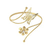 Ftcy Upper Arm Bracelet for Women Butterfly Flower Cuff Bangle Bracelet Gold Color Boho Jewelry - Image 9