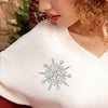 Christmas Rhinestone Snowflake Brooch for Women Pearl Ice Crystal Pins Event Party Year Gifts Decoration Clothes Accessories - Image 2