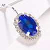 Luxury Zircon Bridal Oval Leaf Rings Y2k Accessories for Women Princess Prom Wedding Crystal Finger Rings Adjustable Jewelry
