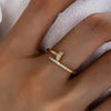 European and American open nail children's niche ring personality cold wind rings - Image 1