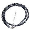 4mm Stone Malachite Quartz Opal Volcanic Lava Round Bead Necklaces Women Men Choker Classic Jewelry Gift 16in - Image 6